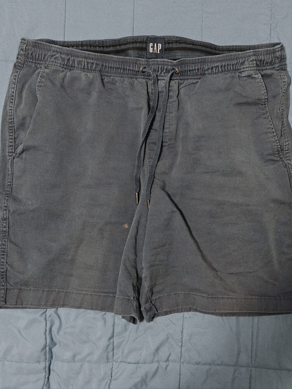 GAP Men's Dark Navy Charcoal Drawstring Athletic Shorts Size XL